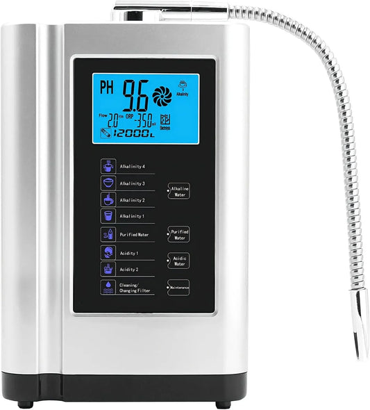 6000-Liter-Innenfilter Liter-Innenfilter, Wasserionisator, LCD-Display, gewerblich, Silber