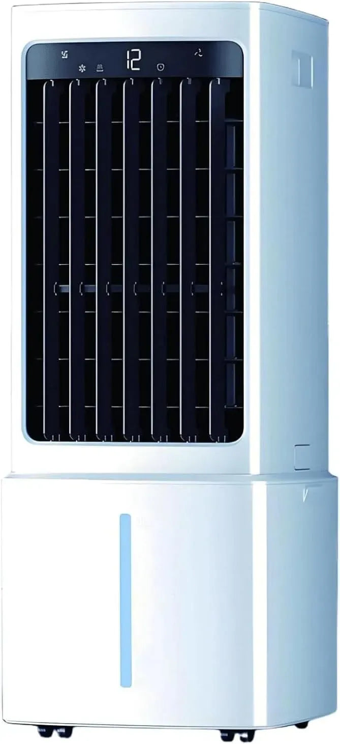 Klimaanlage 12-Liter-Wassertank, 60 W, 35 dB, tragbar, 3 Geschwindigkeiten, Oszillation, großer Wassertank, leise, 90°-Oszillation