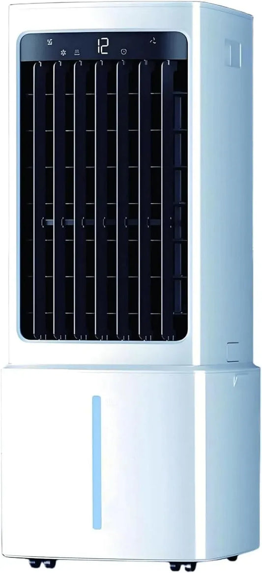Klimaanlage 12-Liter-Wassertank, 60 W, 35 dB, tragbar, 3 Geschwindigkeiten, Oszillation, großer Wassertank, leise, 90°-Oszillation