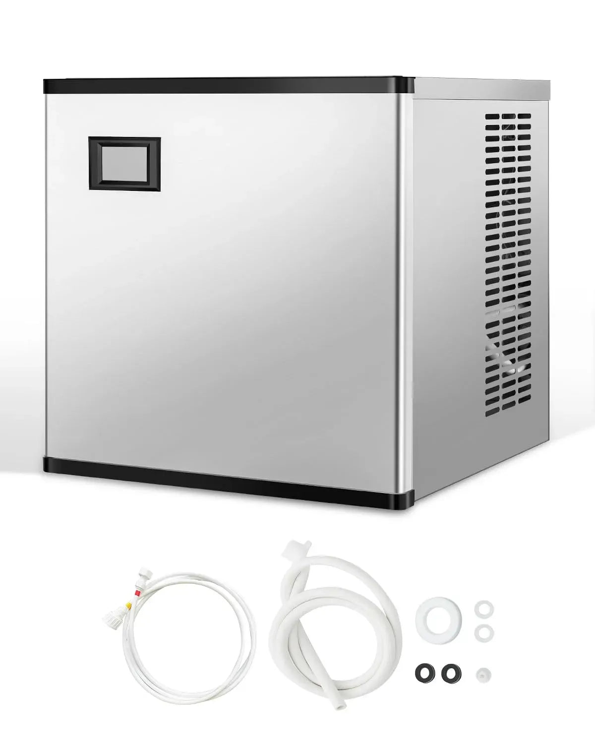 VEVOR Eisbereiter, Eismaschine, Speiseeismaschine, 227 kg, gewerblich, Edelstahl