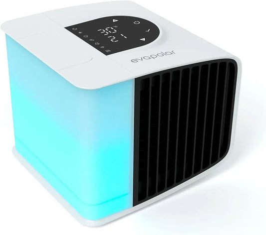 Klimaanlage, tragbar, Weiß, Evasmart Weiß, Klimagerät, Kühlventilator für Schreibtisch