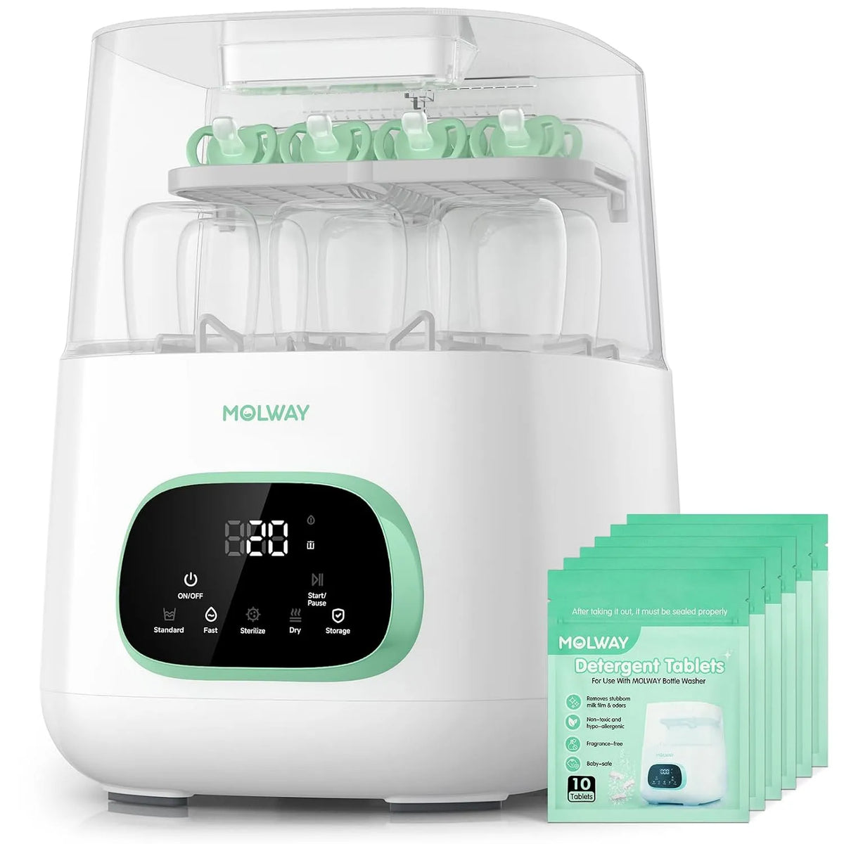 Wäschetrockner, Trockner für Wäsche, elektrisches Sterilisationsgerät, Upgraded Bottle Washer Pro