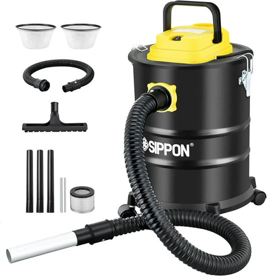 Aschesauger, Pelletofen, Kaminsauger, 1000 W, für Kamine