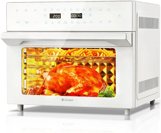 Backofen, 30 L, 20 Programme, LLIVEKIT, 30L Heißluftfritteuse XXL