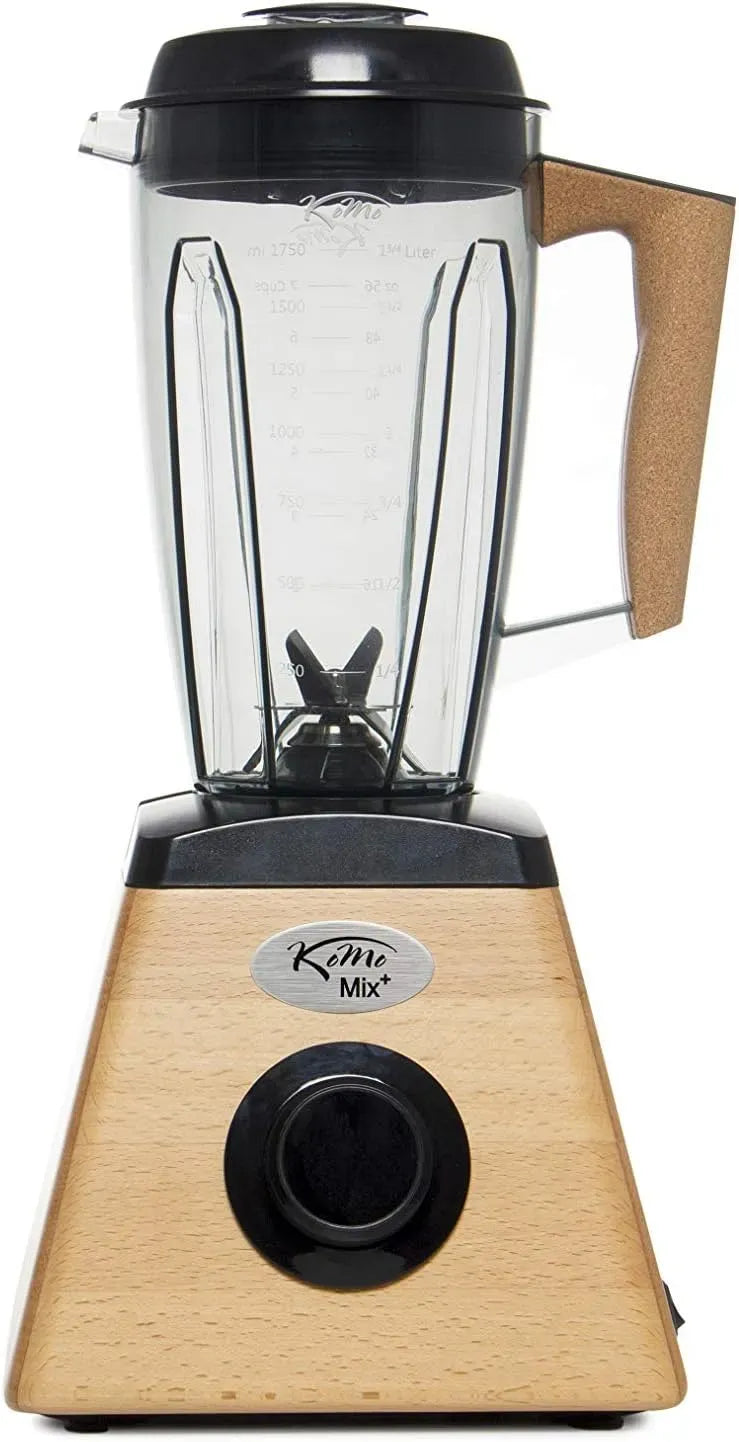 fair & nachhaltig hergestellt, KoMo KoMoMix+ Hochleistungsmixer schwarz, 400 Watt, 000 Umdrehungen/Min