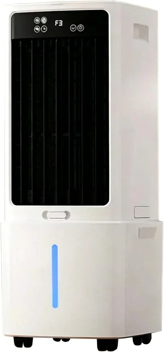 Klimaanlage, 12 L, 80 W, 1000 m³/h, 3 Stufen, Klimagerät, Klimagerät ohne Abluftschlauch 12L mit 2 Kühlakkus