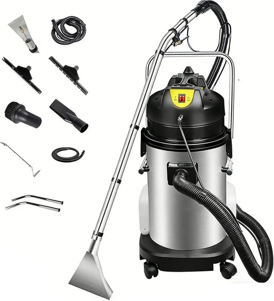 Staubsauger, 30 L, Kommerzielle 4-Rad, tragbar, gewerblich, für Die Tiefenreinigung von Teppichen 30L