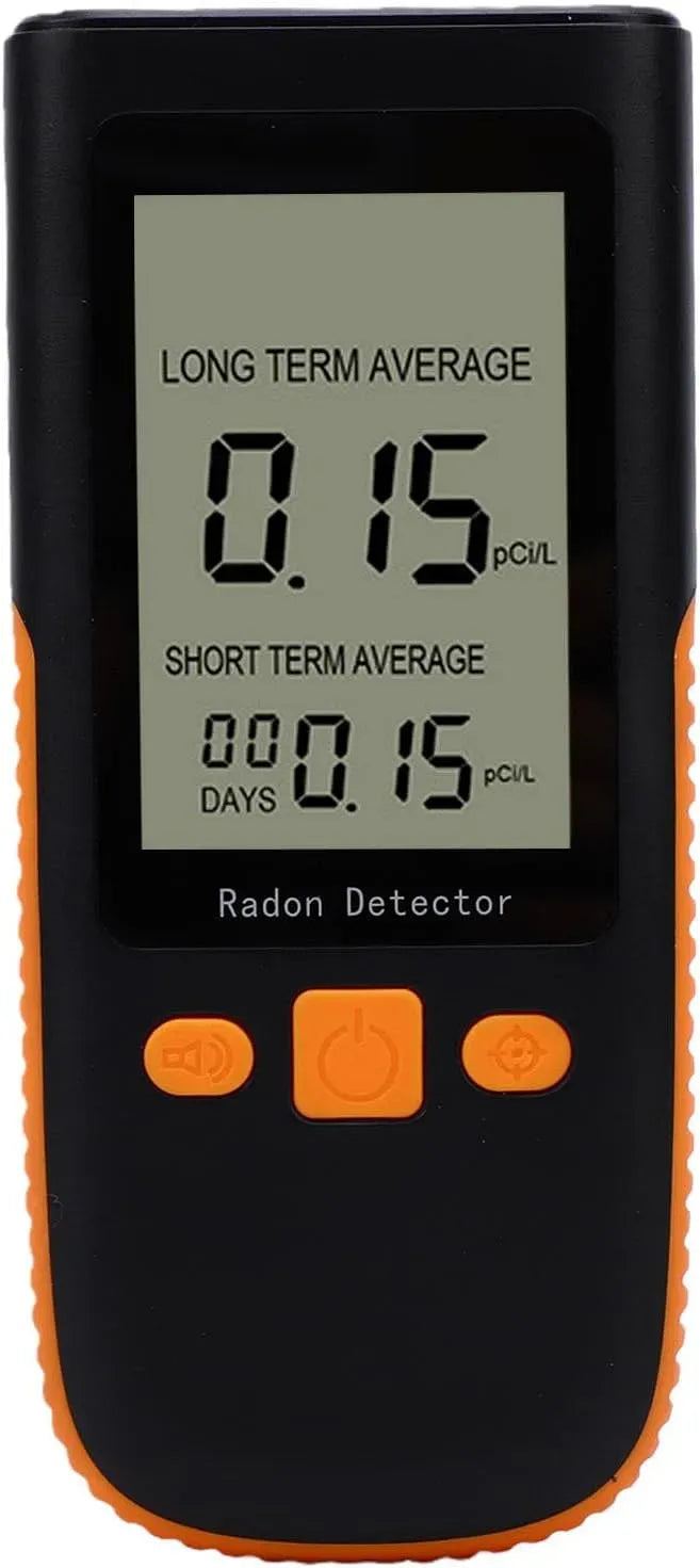 L 0 Radon-Detektor, Radonmessgerät, tragbar, LCD-Display, für Heimbüro