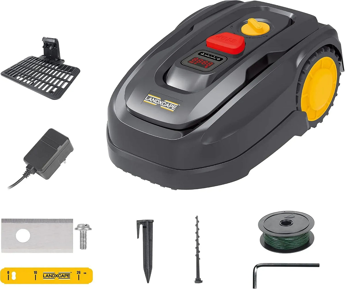 LX796 Rasenmäherroboter, Sicherheitssensor, 18 V, 20 V, 400 m, leise, LANDXCAPE