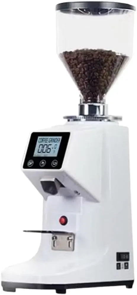 White-500g Kaffeemühle, Kaffeebohnenmühle, 60 mm, 500 g, Weiß