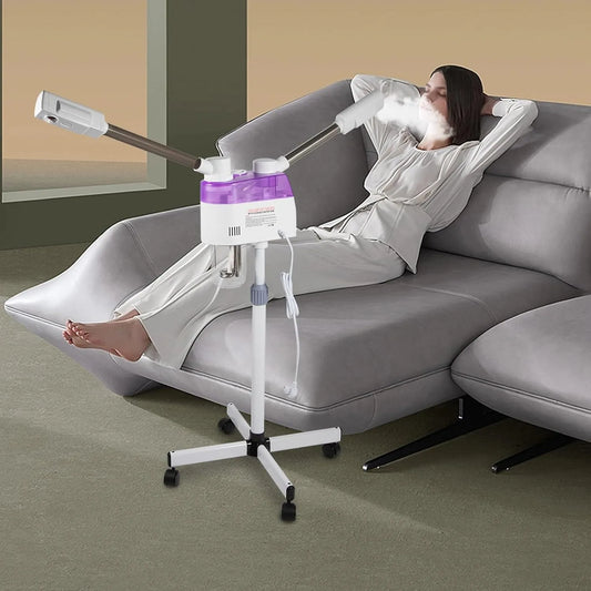 Gesundheitsclubs, Gesichtssauna Gesichtsdampfer, Professioneller Gesichtsdampfer Mit Um 360° Drehbarer DüSe, Stand-Gesichtsdampfer, FüR