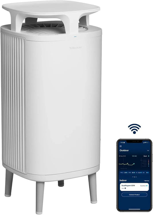 Luftreiniger, BLUEAIR 5210i, Luftreinigungsgerät, 48 m, Tischluftreiniger für Staub