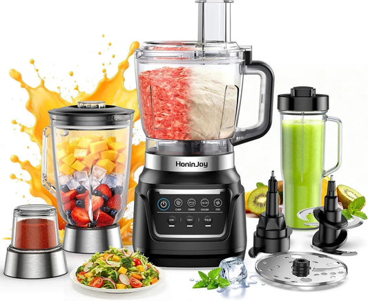 Küchenmaschine 10-in-1, 1300 W, Küchenroboter, Mixer Kombination