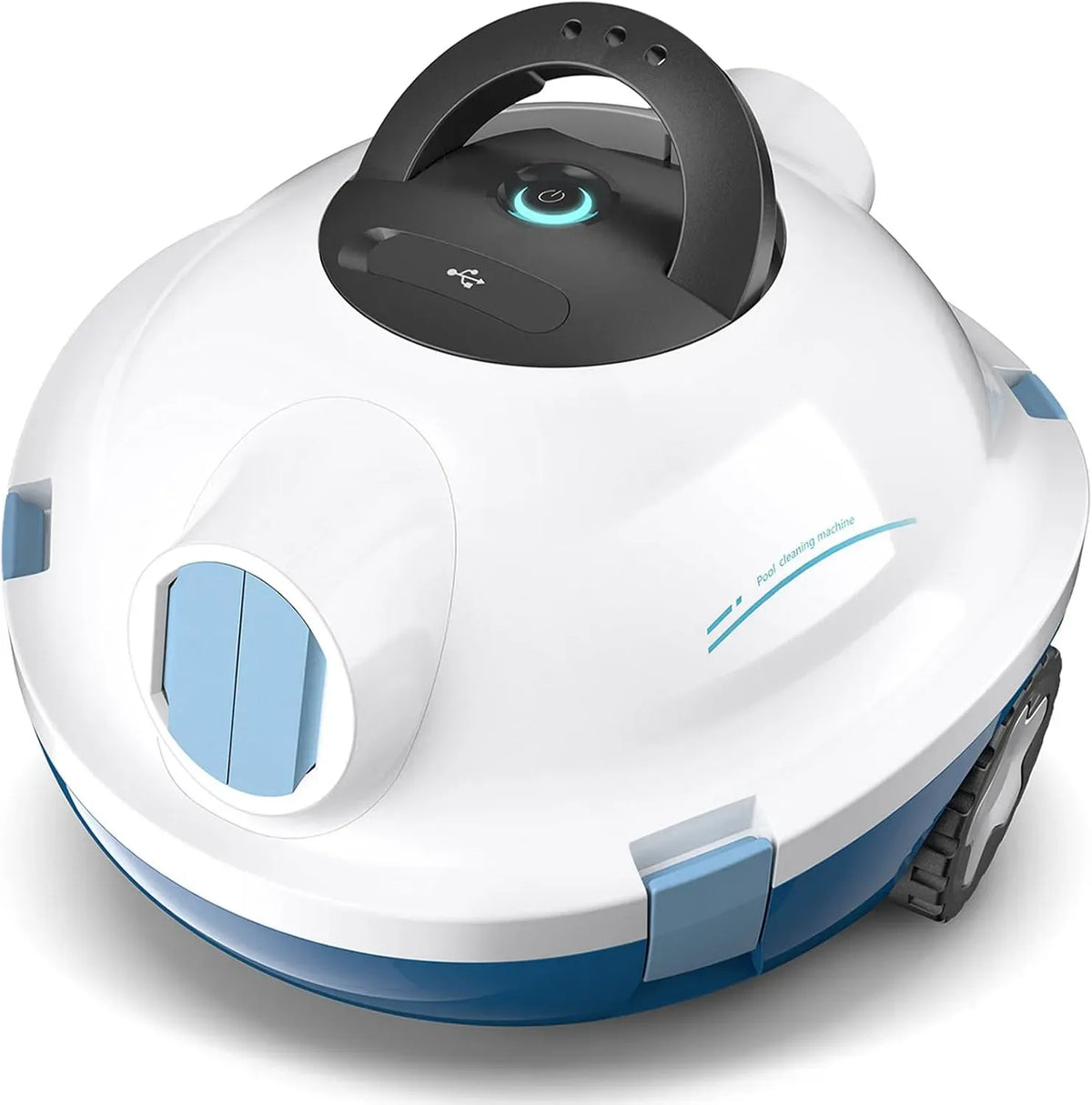Roboter-Poolreiniger, Poolroboter, Poolsauger, Poolreinigungsroboter, 100 m, kabellos, Weiß, für Flache Böden bis 100 m²