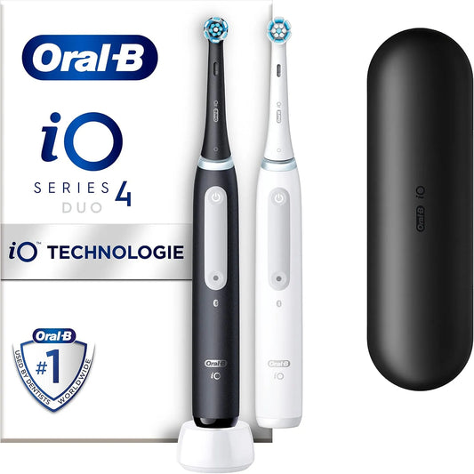 Braun Series 4 Zahnbürste, Elektrozahnbürste, Schwarz, für Zahnpflege