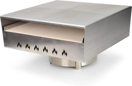 Grillrost, com Das Original Feuerplatte Pizzaaufsatz