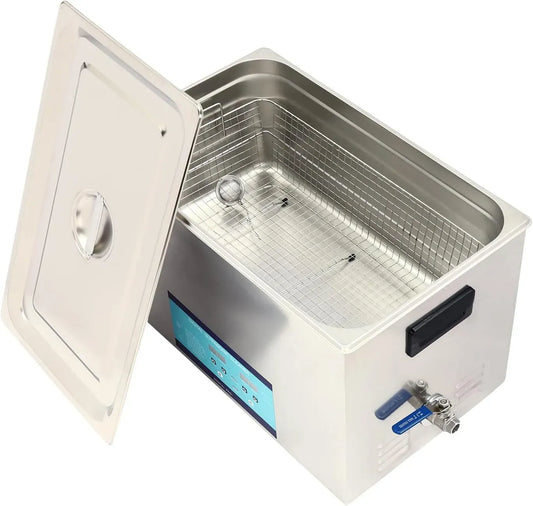 28/40KHz Ultraschall-Brillenreiniger, Ultraschallreinigungsgerät, Edelstahl-Reinigungsgerät, 30 L, 600 W, 0 bis 80 °C, Industrie, für Schmuck