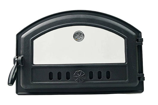 Elektrischer Pizzaofen, Gusseisen, Ofen zum Backen, Thermometer