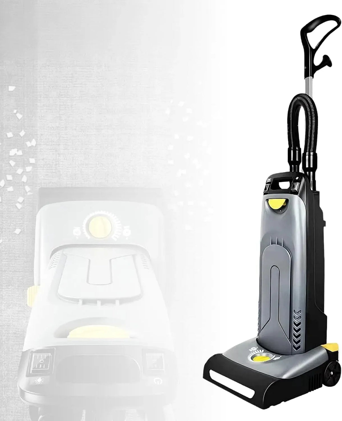 Staubsauger, 1200 W, Grau, 5,5-Liter-Staubbeutel